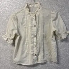 continuier de NICE CLAUP 半袖シャツ アイボリー