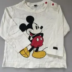 ミッキーマウス 長袖Tシャツ　80cm ベビー