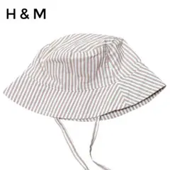 H&M ストライプ バケットハット