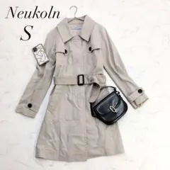 ニューケルン/トレンチコートコットン日本製/ロング丈ベルト付きベージュ❄️のサムネイル