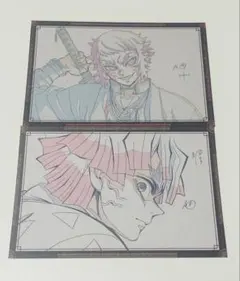 鬼滅 ダイニング dining 無限城 第一章 おすそ分け ポスカ 善逸＆獪岳