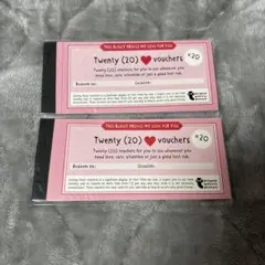 フライングタイガー 恋人チケット 新品未開封 2つセット