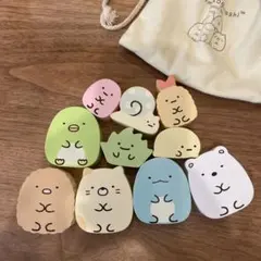 すみっコぐらし　積み木　袋付き