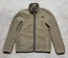 米国THE NORTH FACE ボアフリースジャケット★Sサイズ★ベージュ