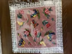 【希少＊限定】完売 新品未使用 フェイラー レース付きハンカチ F×近 SG かわいらしさにエレガントな魅力。「ハイジ」のやさしい世界へ