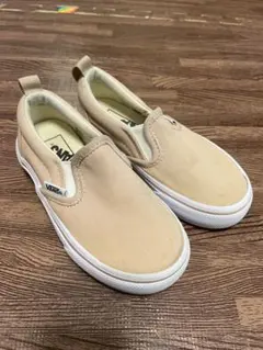 VANS ベージュ スリッポン 16cm