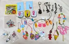 平成レトロ　キャラクター ストラップ マスコット 大量セット
