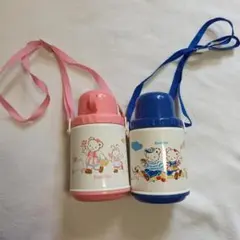 ファミリア(familiar)　水筒　２つセット　ブルー&ピンクのサムネイル