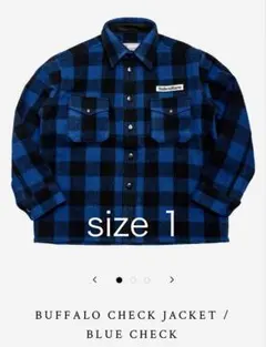 Subculture BUFFALO CHECK JACKET バッファロー BUFFALO CHECK JACKET / BLUE CHECK – SC WEB STORE