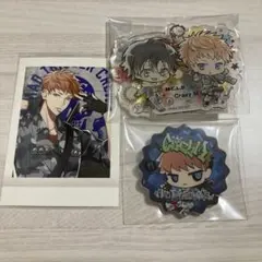 ヒプマイ 毒島メイソン理鶯 パシャこれ ネームアクリルバッジ アクキー 山田三郎