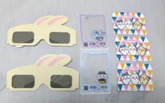 ちいかわパーク 入場特典 来場特典 クリアカード ステッカー モモンガ　ハチワレ