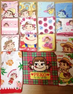 ペコちゃんハンカチセット 16枚セット