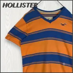 HOLLISTER ホリスター ワンポイントロゴ ボーダー Tシャツのサムネイル