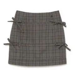 Andmary Hanna check mini skirt