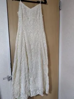 Dazyアイボリー　総刺繍キャミワンピース