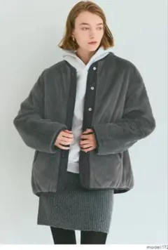 新品未使用　coca リバーシブル キルティング ブルゾン ウォッシャブル М