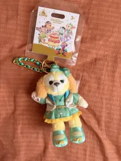 上海ディズニー　5周年　クッキーアン　ぬいぐるみバッジ　キーホルダー