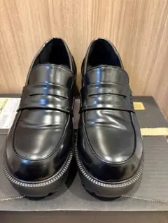厚底ローファー　黒　sサイズ