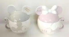 Franc franc ♪ディズニー ミッキー＆ミニー蓋付きマグカップ 未使用