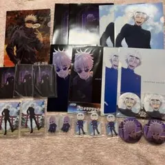 呪術廻戦 セガラッキーくじ 群青・落日 五条悟コンプリートセット 缶バッジ