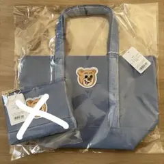 【新品未開封】オールドテディ L 小 トートバッグ ライトブルー