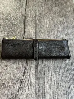 ルポ2 セカンドペンケース　カフェ 限定イタリアンレザー　Cカンパニー