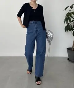 CAPRICIEUX LE’MAGE ハイウエストストレートデニム サイズ36