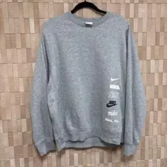 NIKE ロングスリーブ クルーネック スウェット GRY L FN2611 - メルカリ