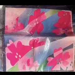 新品　スターバックス　ハンカチ　風呂敷 花柄 ピンク
