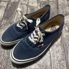 VANS ネイビー スニーカー USA製　90s