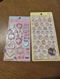 ちいかわ　ボンボンドロップシール&変身着せ替えシール　2点セット