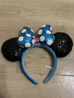 ミッキー風スパンコールカチューシャ