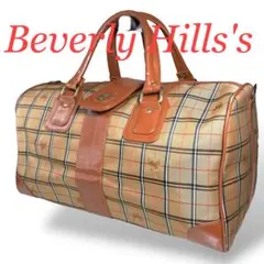 Beverly Hills's ビバリーヒルズ　ボストンバッグ　チェック柄