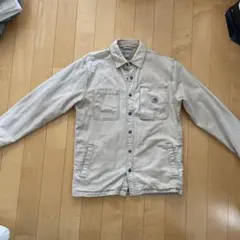 Carhartt ベージュ ボタン付きシャツジャケット