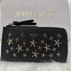 JIMMY CHOO ブラック カラーの星型のスタッズコインケースのサムネイル