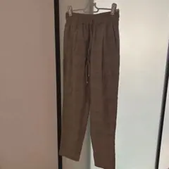 GU ジーユー チェック ストレートパンツ