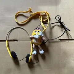 M&M's イエローフィギュア ヘッドフォンセット　エムアンドエムズ　アメトイ