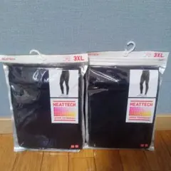 ユニクロ　UNIQLO　ヒートテックタイツ　ネイビー　3XL