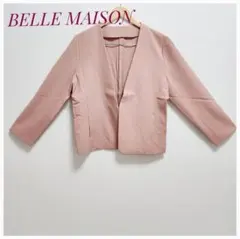 新品未使用　BELLE MAISON ジャケット3L　日本製ピンク色ストレッチのサムネイル