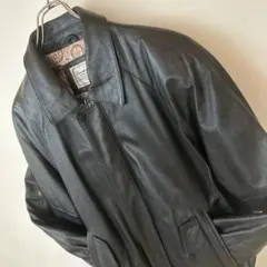 古着　革ジャン　レザージャケット　本革　シープスキン　羊革　ライダースジャケット