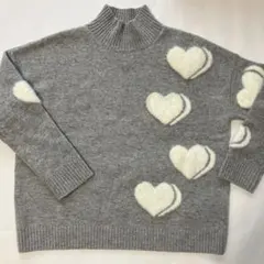 DAMA collection ハートモチーフ ニットセーター M〜Ｌサイズ