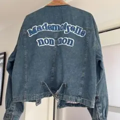 激レアMademoiselle NON NON スポーツ Gジャンバックが素敵！