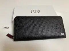 タケオキクチ 長財布 ラウンドファスナー バース 706626 定価19800円