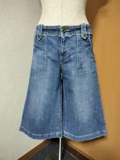 かわいい　サマンサモスモス　ワイドレッグ　デニム　パンツ