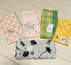 ブランド　タオルハンカチ　5枚セット 新品未使用