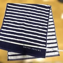 UNITED ARROWS フェイスタオル ストライプ柄のサムネイル