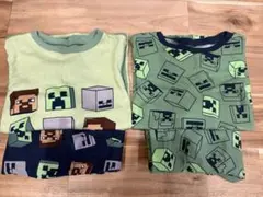 Minecraft 薄手パジャマセット キッズ用　2点セット