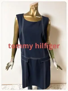 ☘️T22710☘️tommy hilfiger ノースリーブ ワンピース 14のサムネイル