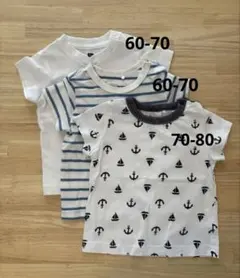 西松屋 半袖Tシャツ 3枚セット