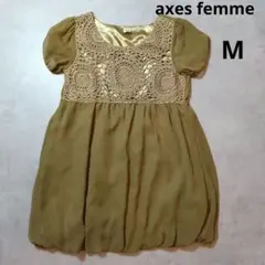axes femme　森ガール　レース　ワンピース　チュニック　Mサイズ